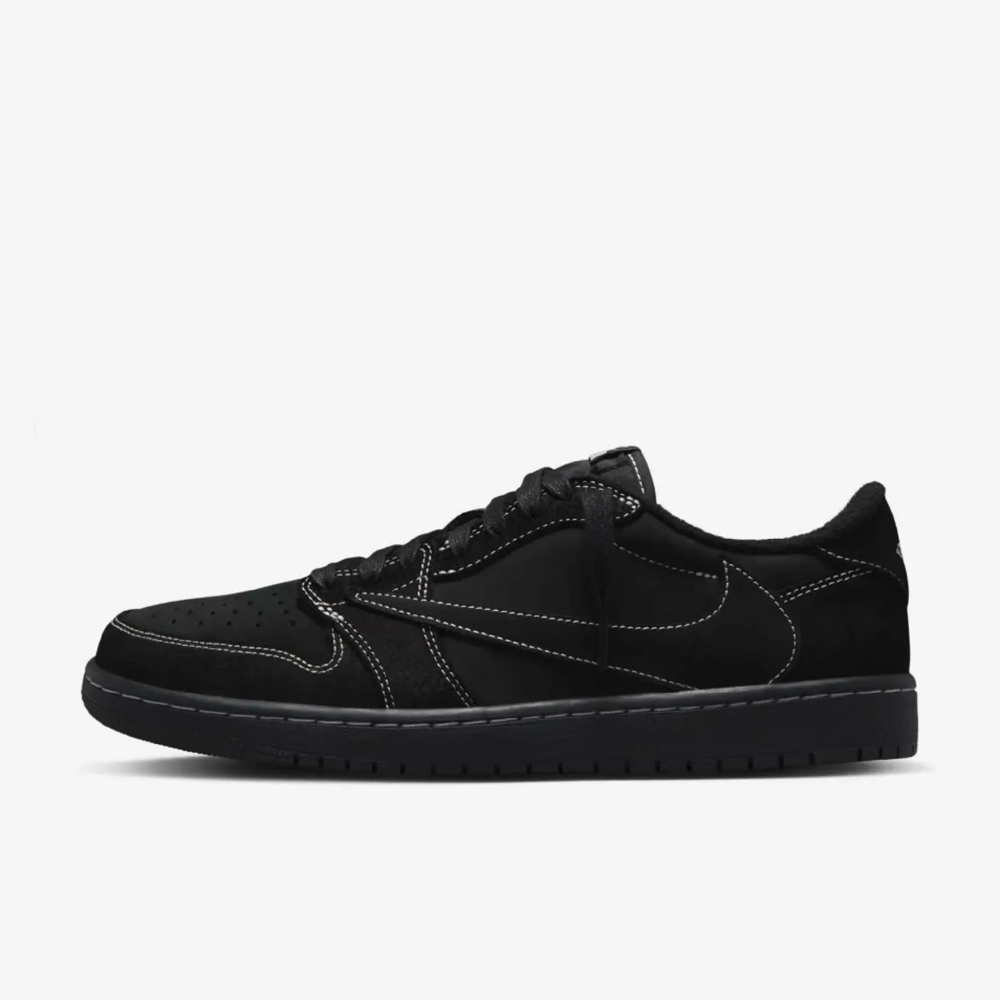 【人気急上昇で入手困難! NIKE × Travis Scott Travis Scott ■ [AIR JORDAN 1 LOW OG Black Phantom DM7866 001] 