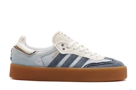 ★おしゃれコラボ atmos pink×adidas Originals Sambaeデニム