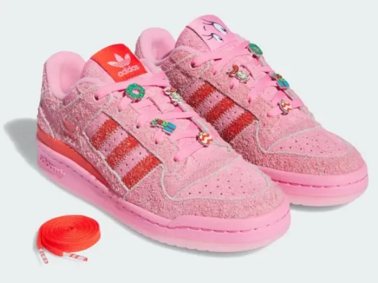最新☆アディダス☆オリジナル☆FORUM LOW CL THE GRINCH SHOES