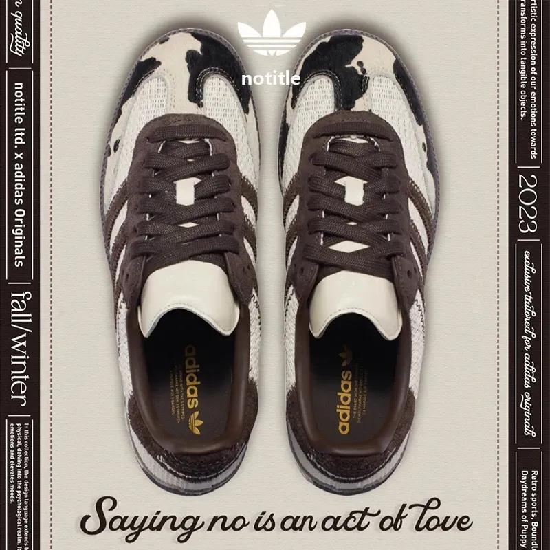 notitle × adidas Originals Samba OG カウカラー 新入荷 海外セール