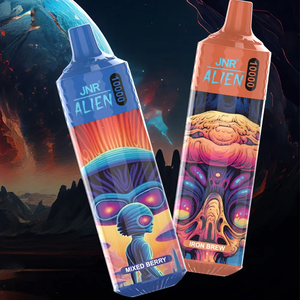 JNR（ジェイエヌアール） Alien 使い捨て電子タバコ 10000口（全23種口味） 5% ニコチン  