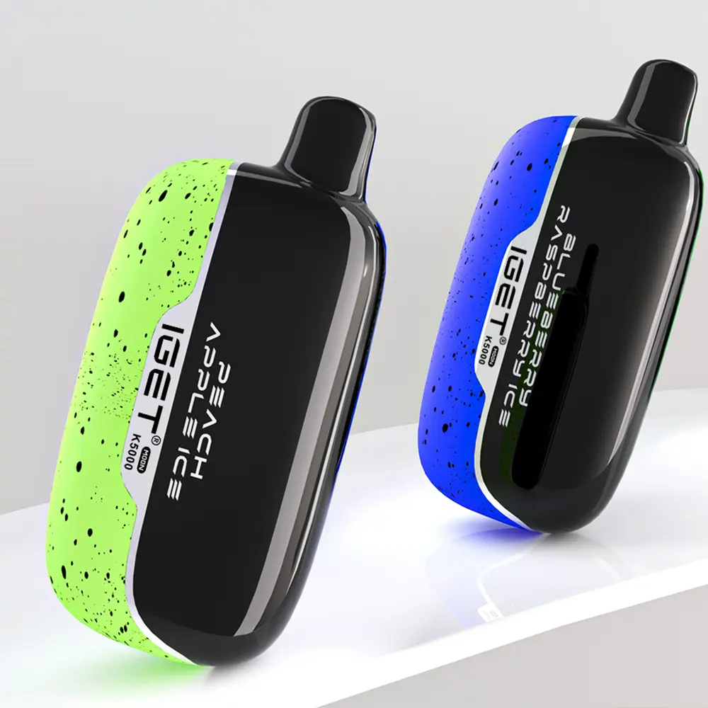 IGET（アイジェット） Moon K5000 使い捨て電子タバコ 5000口（ストロベリー・ウォーターメロン） 5% ニコチン  