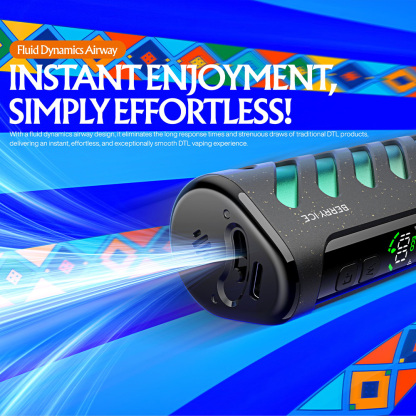 VOZOL（ヴォゾル） Gear Shisha 使い捨て電子タバコ 25000口（ブルーモヒート） 3% ニコチン