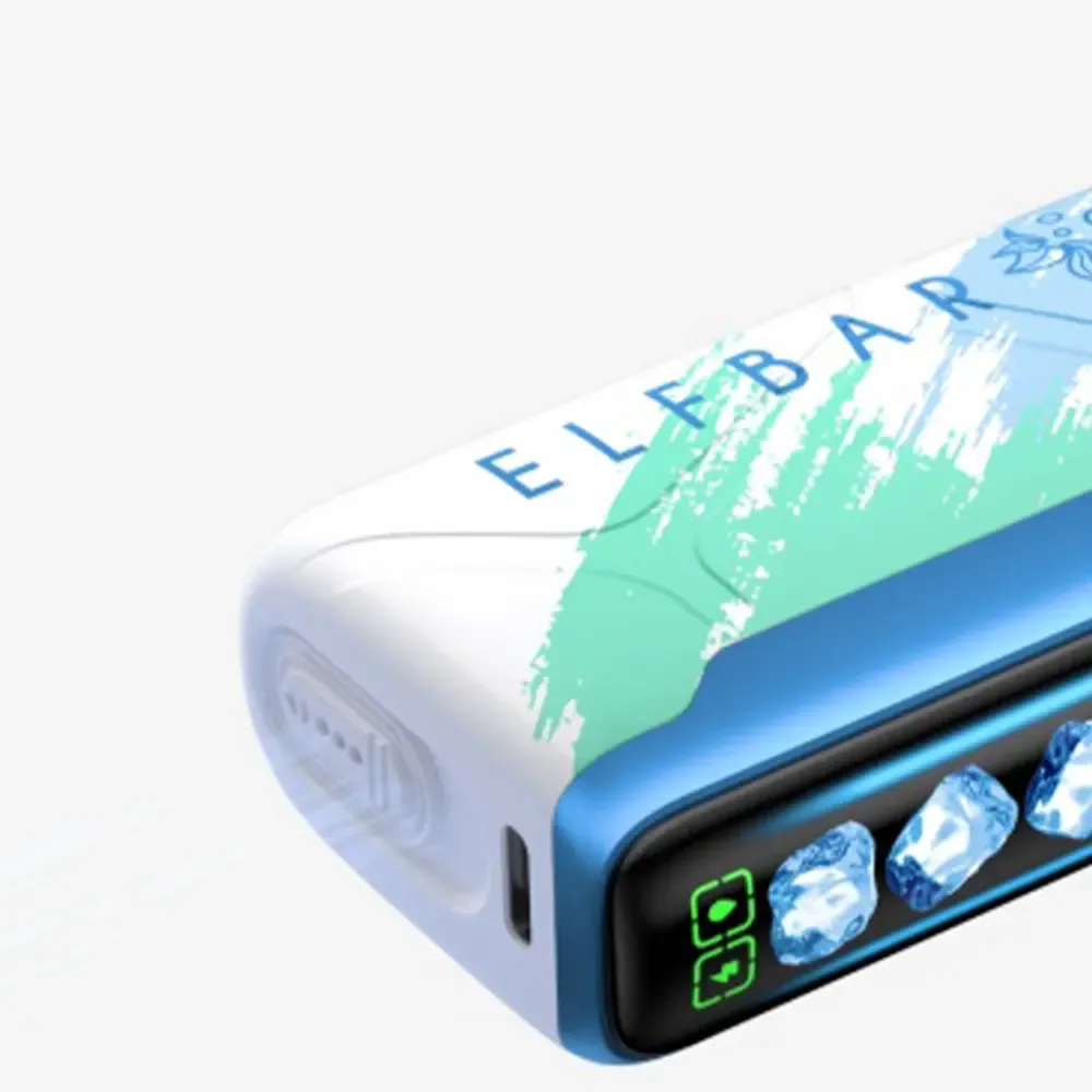 ELFBAR(エルフバー)Ice King 30000 使い捨て電子タバコ 30000口（リベナ・ライチー・5%ニコチン）