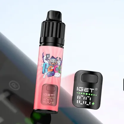 IGET（アイジェット） Bar Plus S3 プリフィルドポッド 使い捨て 10000口（ブラックベリーアイス）5% ニコチン