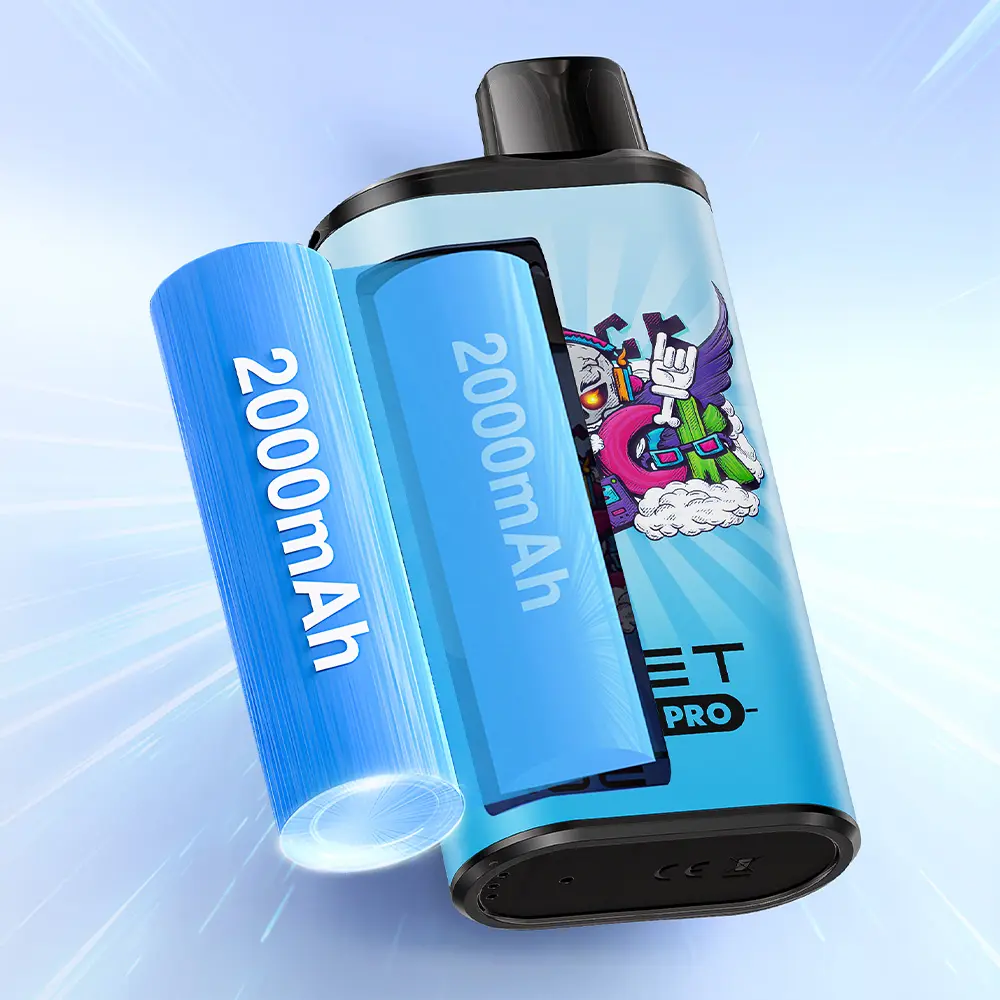 IGET（アイジェット） Bar Pro 使い捨て電子タバコ 10000口（グレープフルーツ・グアバ・レモンアイス） 5% ニコチン