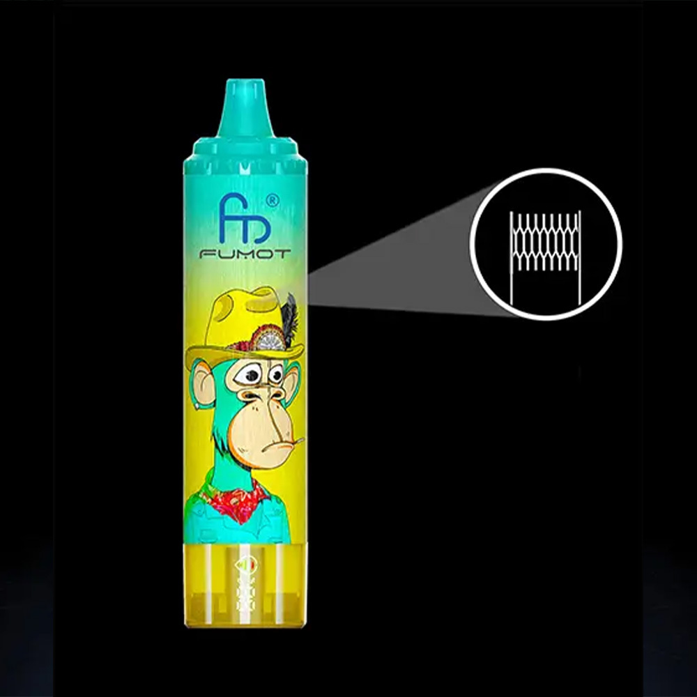 Fumot（フモット） Tornado 使い捨て電子タバコ 15000口（ピーチマンゴー） 2% ニコチン  
