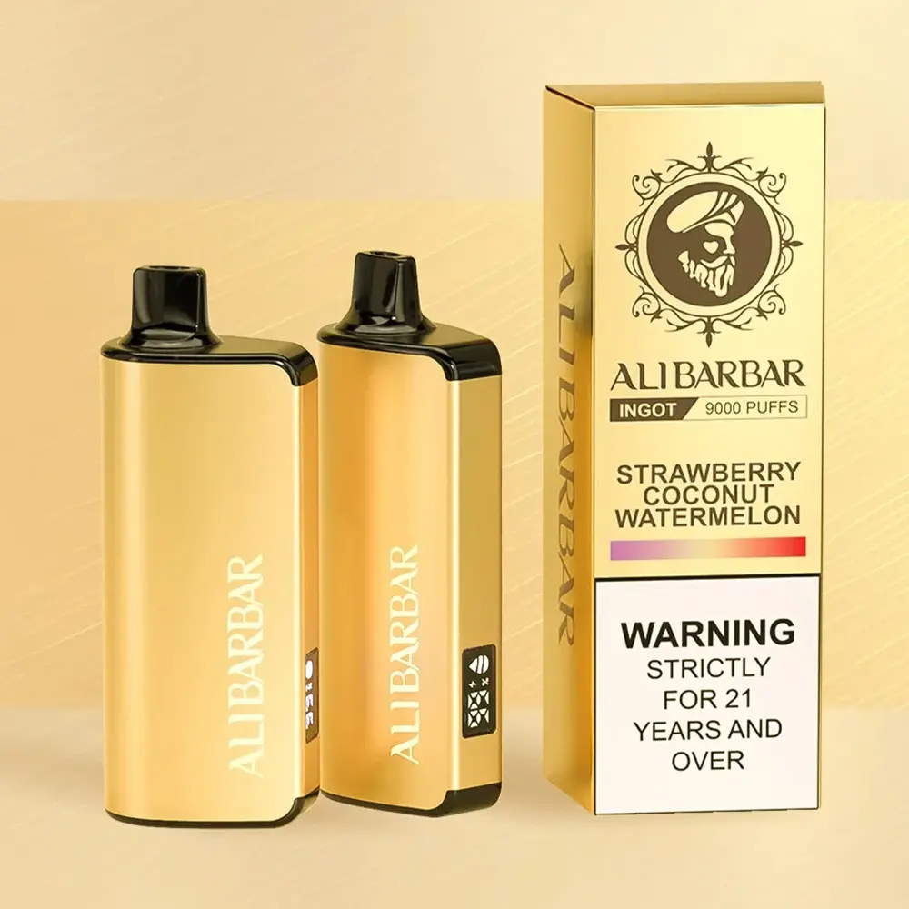 ALIBARBAR(アリバーバー)INGOT 9000 使い捨て電子タバコ 9000口(Banana Buzz・5%ニコチン)