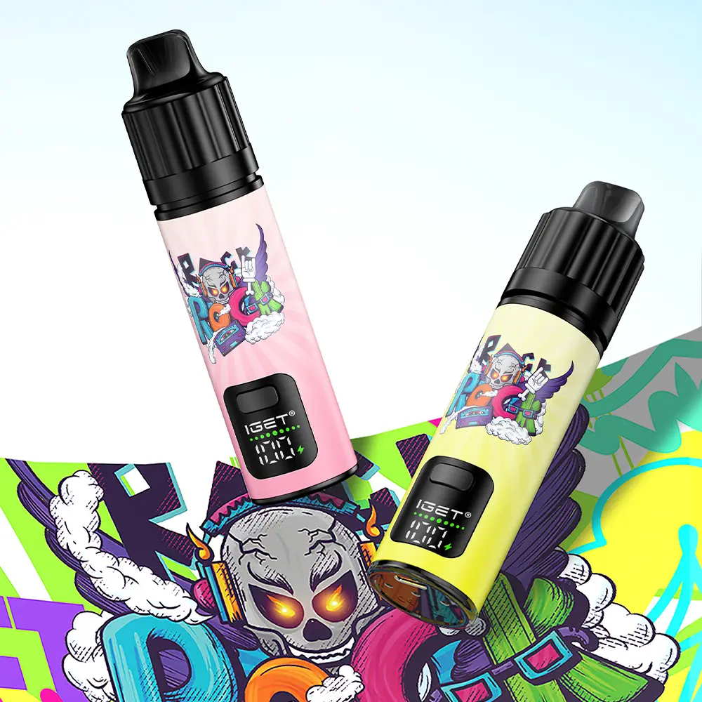 IGET（アイジェット） Bar Plus S3 プリフィルドポッド 使い捨て 10000口（ブラックベリーアイス） 2.85% ニコチン