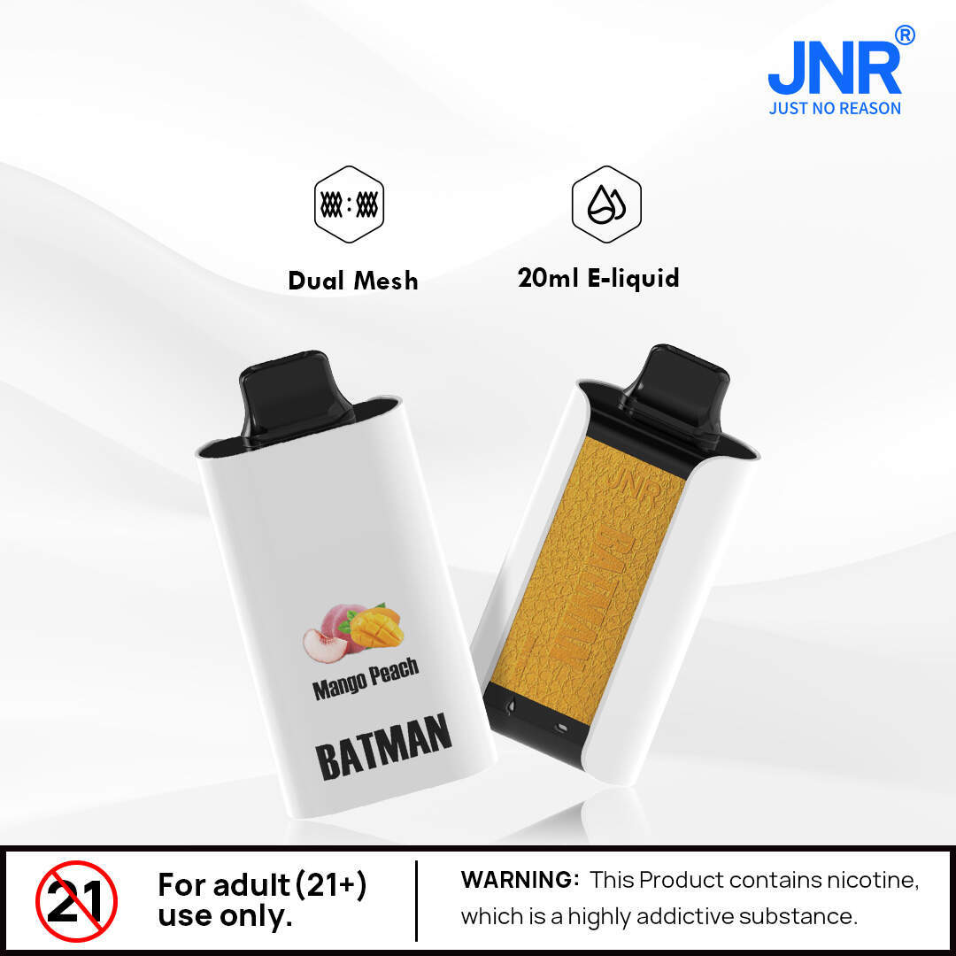 JNR（ジェイエヌアール） Batman 使い捨て電子タバコ 11000口（ダークチェリー） 2% ニコチン  