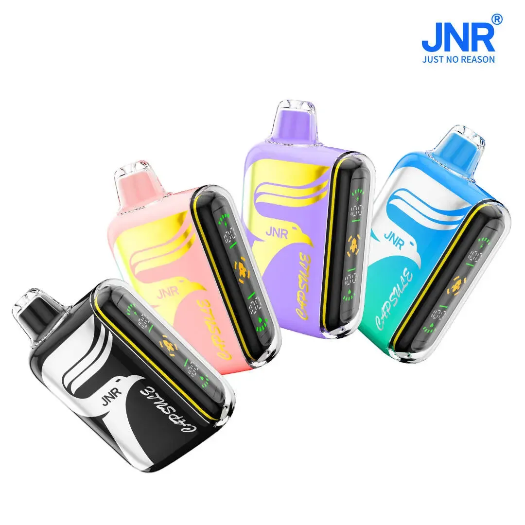 JNR（ジェイエヌアール） Capsule 使い捨て電子タバコ 15000口（ウォーターメロンアイス） 2% ニコチン