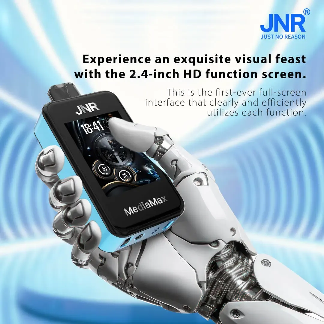 JNR（ジェイエヌアール） MediaMax 使い捨て電子タバコ 40000口（ブルーベリー・ラズベリー） 2% ニコチン