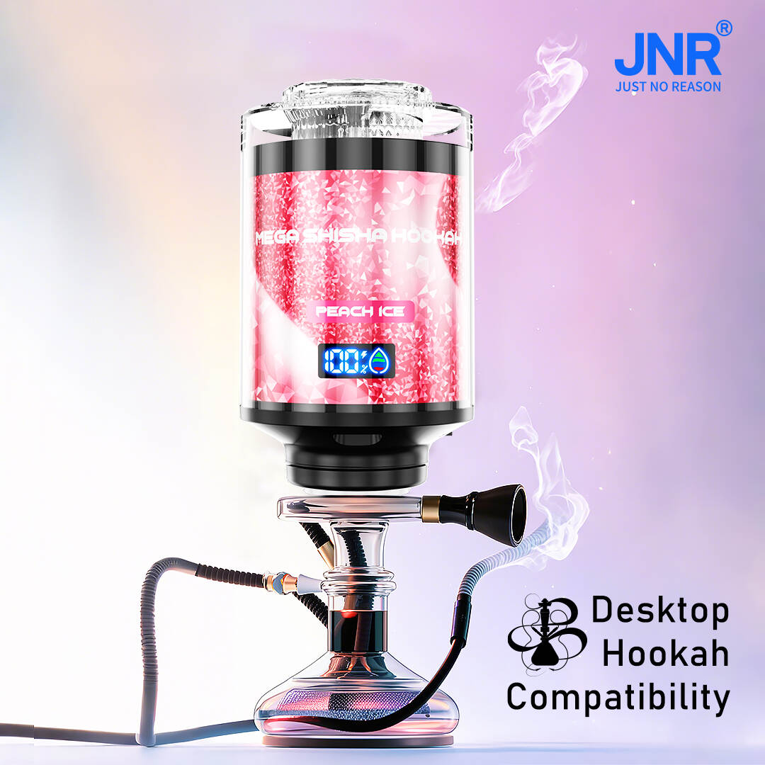 JNR（ジェイエヌアール） Mega Shisha Hookah 使い捨て電子タバコ 100000口（Two Apple／ツーアップル） 2% ニコチン