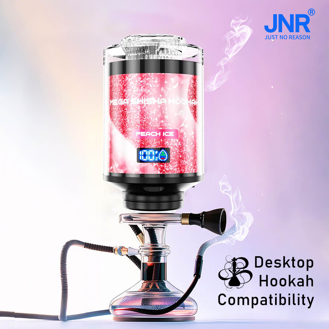 JNR（ジェイエヌアール） Mega Shisha Hookah 使い捨て電子タバコ 100000口（Two Apple／ツーアップル） 2% ニコチン