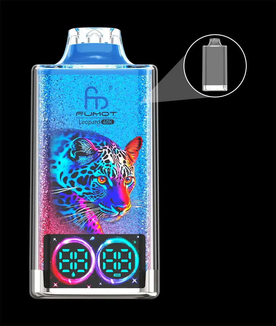 Fumot（フモット）Leopard（ レオパード）使い捨て電子タバコ 40000口（ミックスベリーズ） 5% ニコチン