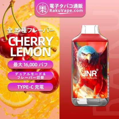 JNR（ジェイエヌアール） Falcon 使い捨て電子タバコ 16000口（全35種類の味） 2%／5% ニコチン