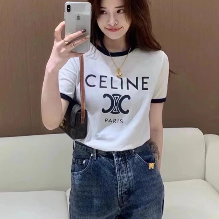 『S-L』上品 着痩せ 軽やか着心地 クリーンルック ミニマルデザイン Tシャツ