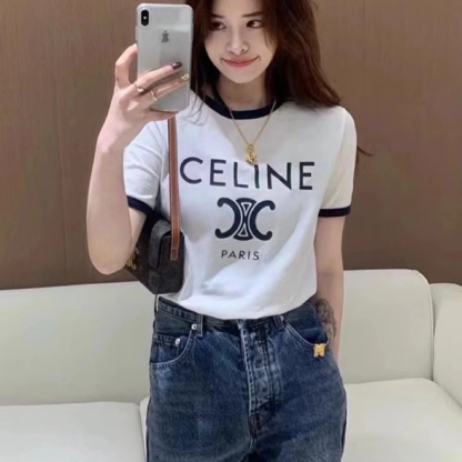 『S-L』上品 着痩せ 軽やか着心地 クリーンルック ミニマルデザイン Tシャツ