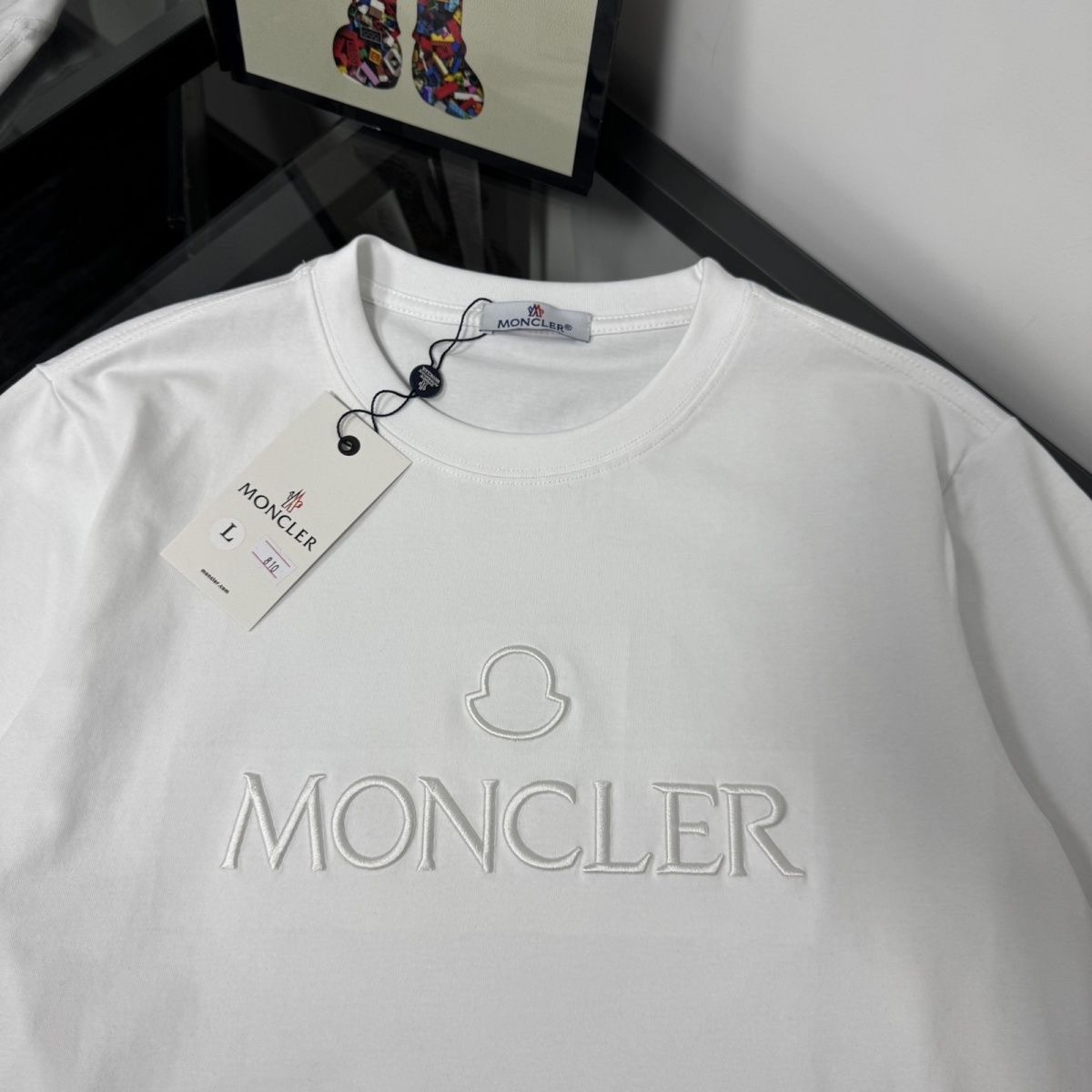 『S-4XL』新作 高品質 通気性 手触り良くシンプル カジュアル 体型カバー 爽やか印象 刺繍 Ｔシャツ