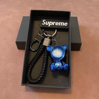 クマのカップルの車のキーチェーンクリエイティブペンダント個性的な人形車のギフトキー漫画かわいいチェーン