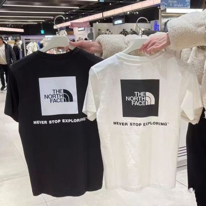 夏用Tシャツ 純綿 ラウンドネック 半袖 厚手 高品質 トップス 男女兼用 カップル用 黒と白 ゆったり