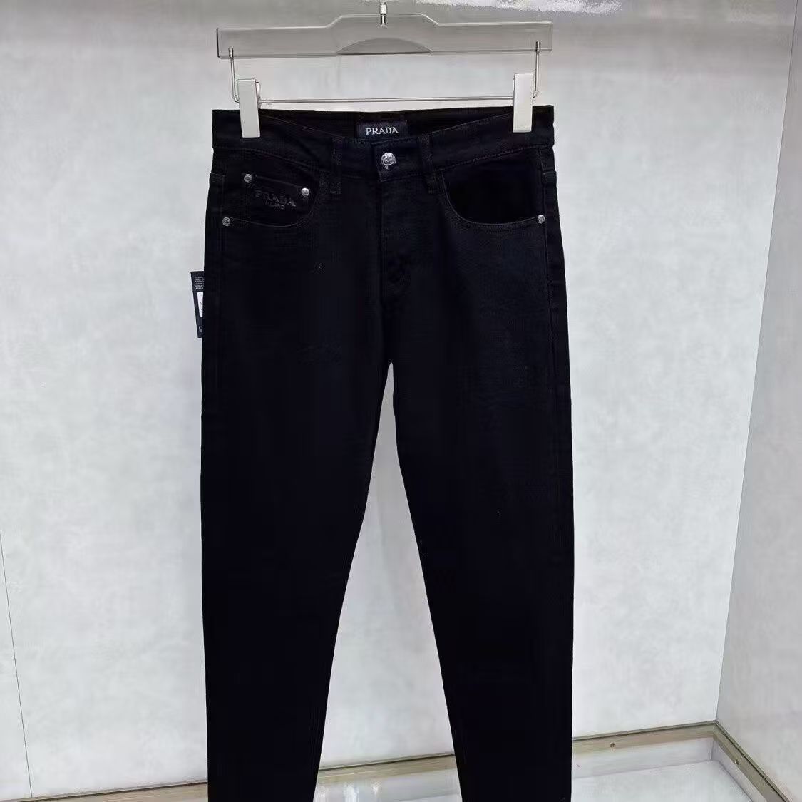 『S-2XL』2025年春秋新作 ブラックジーンズ メンズ ストレッチパンツ カジュアル 万能