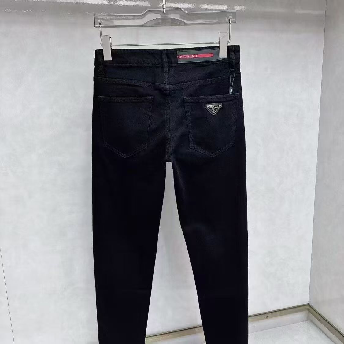 『S-2XL』2025年春秋新作 ブラックジーンズ メンズ ストレッチパンツ カジュアル 万能