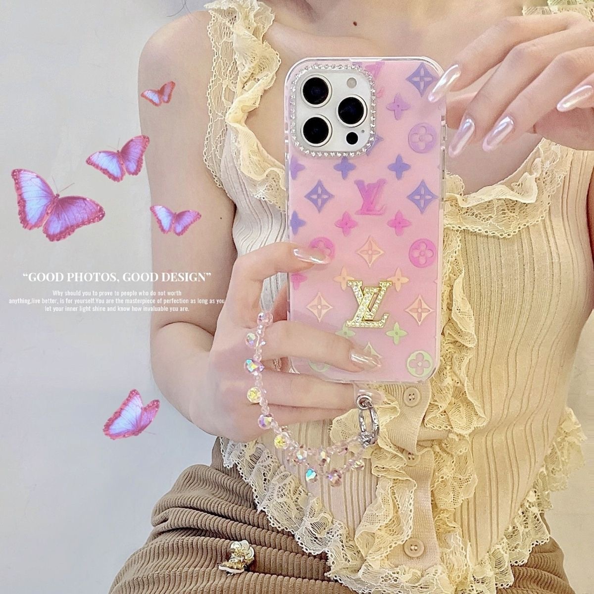 魅力的 女子マスト モフモフ付き 可愛い おすすめ カジュアル 高品質 おしゃれ スマホケース