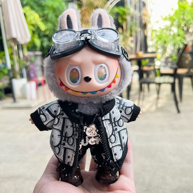 labubu 服 ビッグブランド タイドブランド 服スーツ 17cm 第一 二 第三世代 ユニバーサルスポット タイドプレイ人形 着替え服