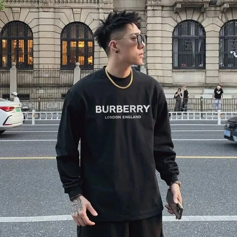 NO.1人気 最愛の一着 快適 ゆったり アルファベット 秋＆冬 合わせやすい 無地 長袖 Ｔシャツ