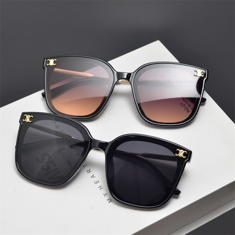 レトロなスクエアサングラス——男女兼用、UVカットサングラス