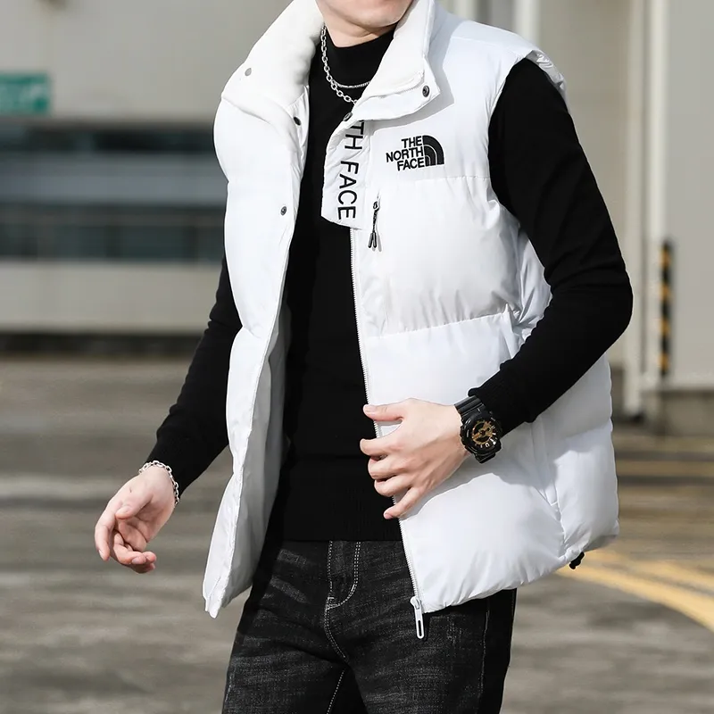 『S-2XL』売れ切れ必至 着心地良い シンプル 刺繍 ダウンアウター ベスト