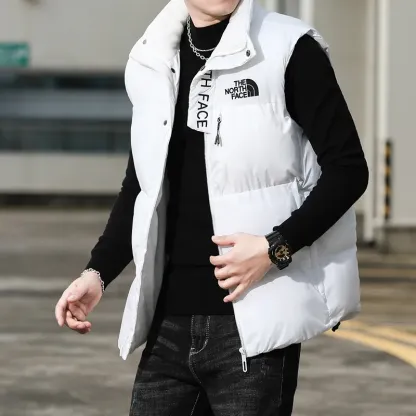 『S-2XL』売れ切れ必至 着心地良い シンプル 刺繍 ダウンアウター ベスト