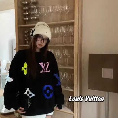 『S-3XL』ホットな新しいタオル刺繍フック花文字秋と冬のスウェットシャツの女性のゆったりとしたカジュアルな気質の長袖