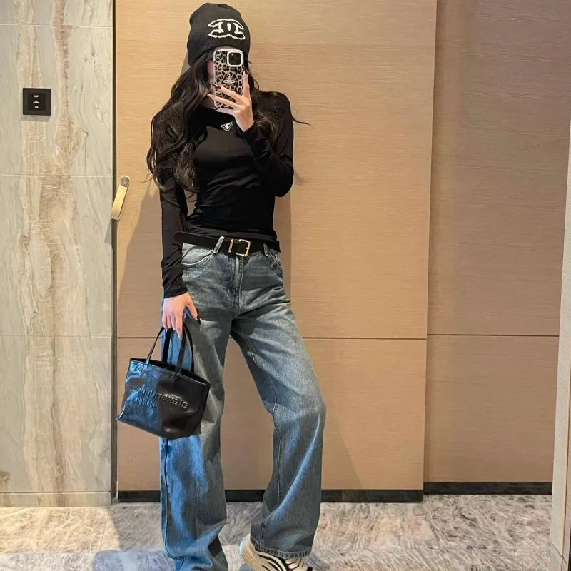 『S-L』今季も大流行トレンド 快適 柔らかい着瘦せ 細身シルエット長袖Tシャツ