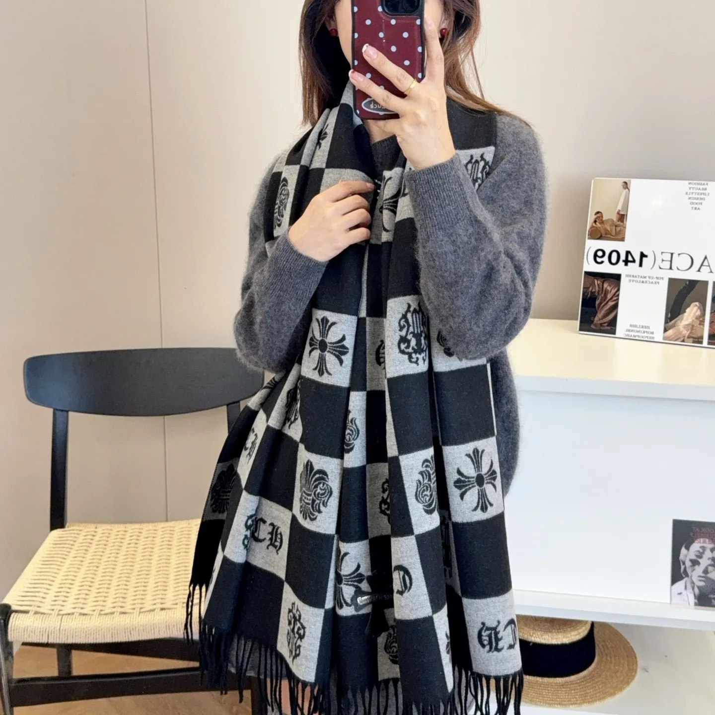 こなれ感たっぷり トレンド感 多色展开 肌にやさしい お手入れ簡単 ソフトな肌触り スカーフ