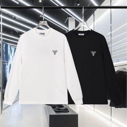 『M-3XL』クラシックレタープリントユニセックスプルオーバーラウンドネック長袖カジュアルスタイル