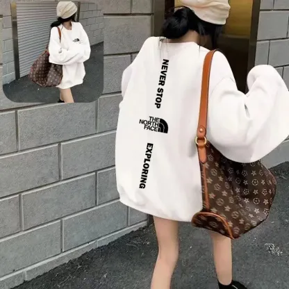 『S-5XL』最愛の一着 お気に入り 合わせやすい 大人の定番 プリント トレーナー