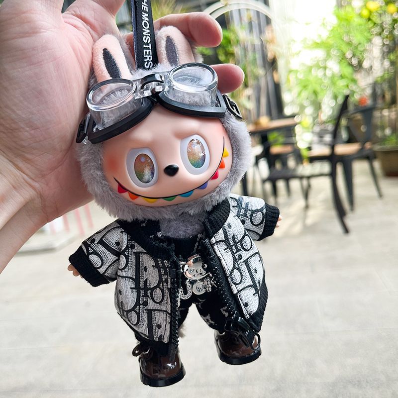 labubu 服 ビッグブランド タイドブランド 服スーツ 17cm 第一 二 第三世代 ユニバーサルスポット タイドプレイ人形 着替え服