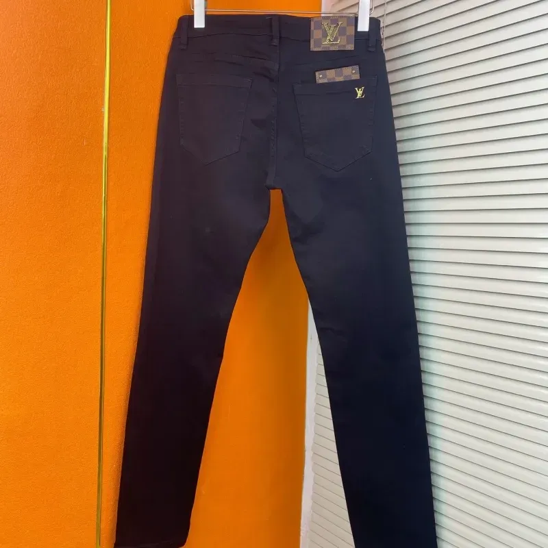 『S-2XL』目立つ 高品質 ファッション シンプル 快適 クラシック 合わせやすい スリムストレートジーンズ