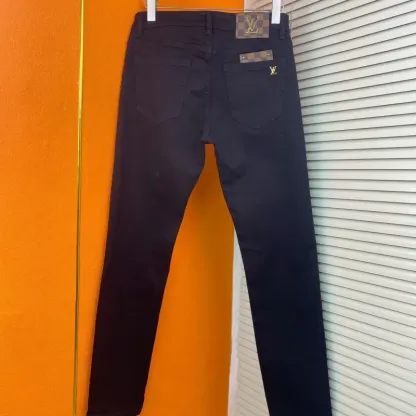 『S-2XL』目立つ 高品質 ファッション シンプル 快適 クラシック 合わせやすい スリムストレートジーンズ