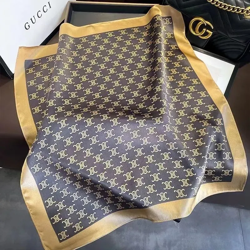 気質満点 好感度UP スタイリッシュ 高品質 快適 合わせやすい エレガント フェミニン シルクスカーフ