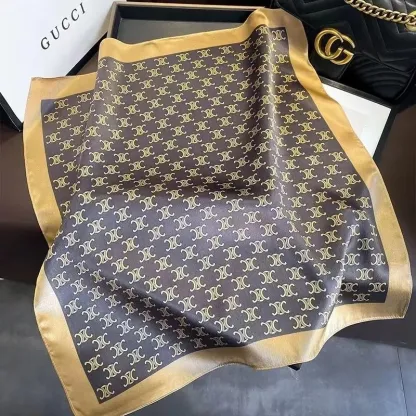 気質満点 好感度UP スタイリッシュ 高品質 快適 合わせやすい エレガント フェミニン シルクスカーフ