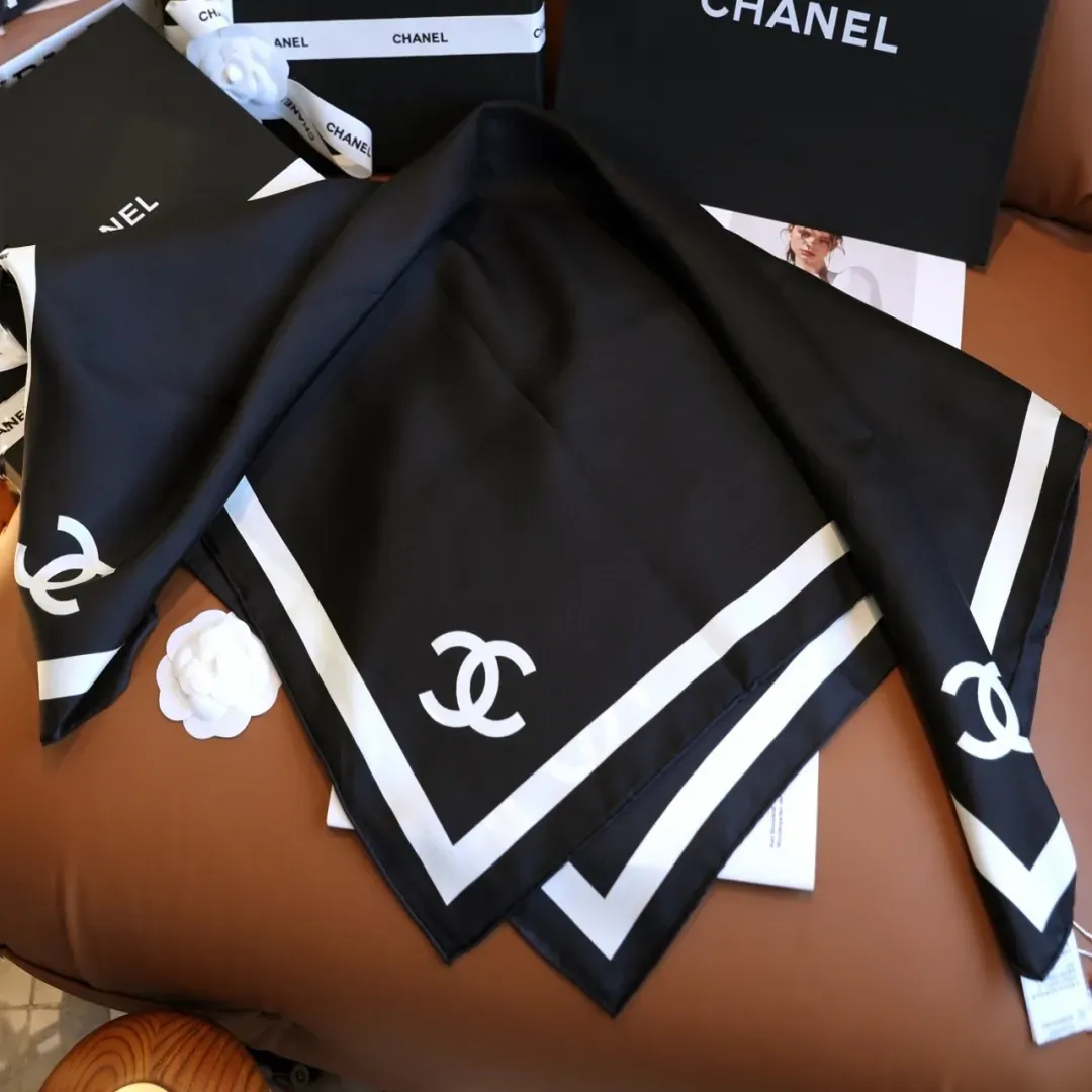 シンプル 高級感 軽やか ロマンティック モダン 100%シルク スカーフ