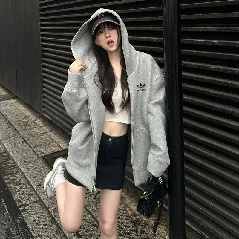 質感のいい 好感度100％ おすすめ オーバーサイズ 日常 シンプル フード付き 長袖 アウター