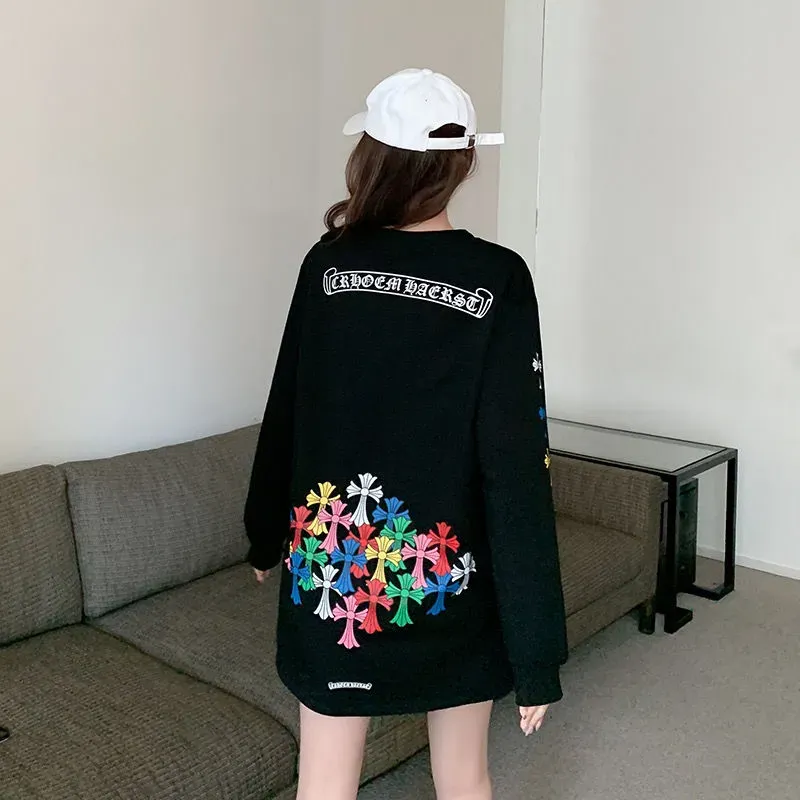 売り切れ必至 着心地良い 激売れ中 ファッション ゆるい アルファベット 長袖 プリント Ｔシャツ