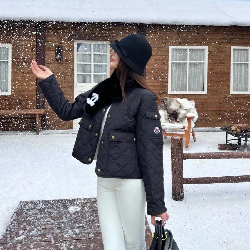 『S-L』好感度UP 元気いっぱい フェミニン シングルブレスト クルーデュロンジャケットアウター