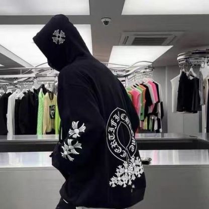 【M-3XL】ユニセックスプリントフード付きスウェットシャツとフリースカップルジャケットパーカー