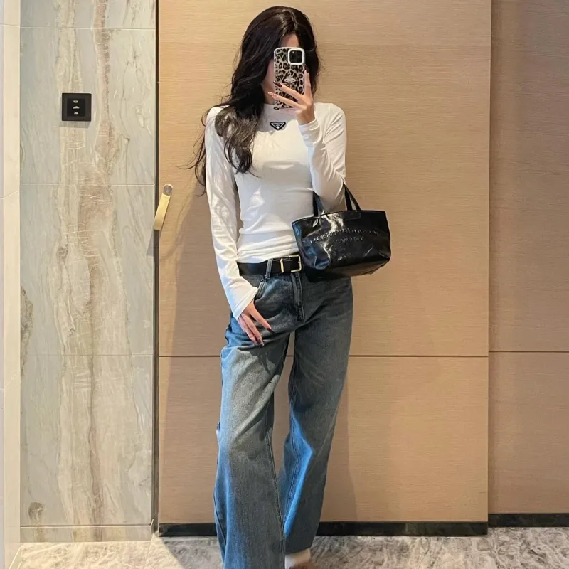 『S-L』今季も大流行トレンド 快適 柔らかい着瘦せ 細身シルエット長袖Tシャツ