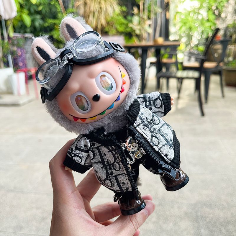 labubu 服 ビッグブランド タイドブランド 服スーツ 17cm 第一 二 第三世代 ユニバーサルスポット タイドプレイ人形 着替え服